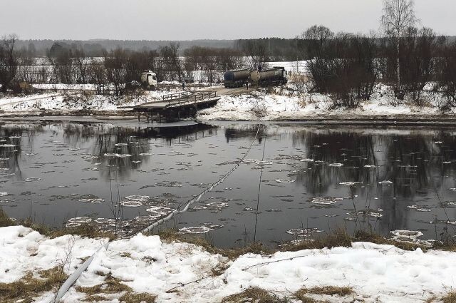 В Архангельске начали разбирать сезонные низководные мосты