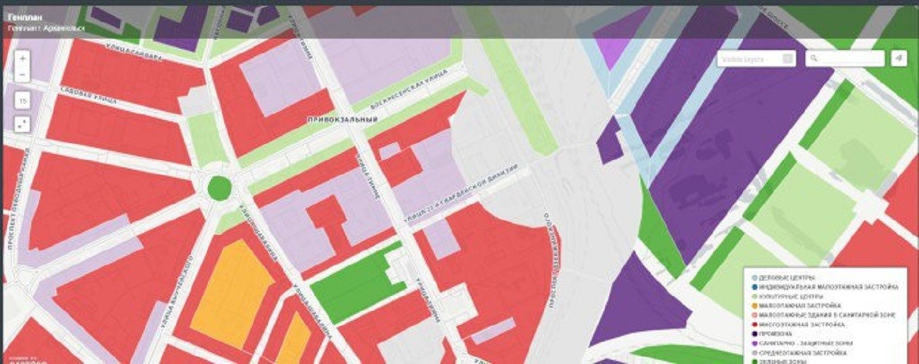 План застройки архангельска до 2025 года на карте