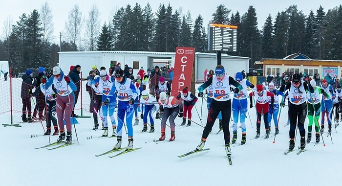 Под Архангельском прошли областные лыжные соревнования 
