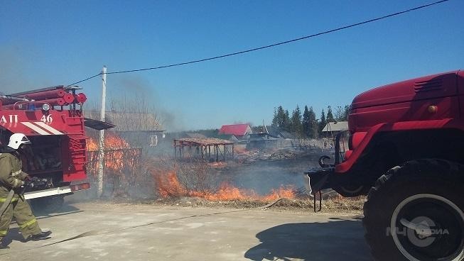 Мусорная свалка горела в Шенкурском районе