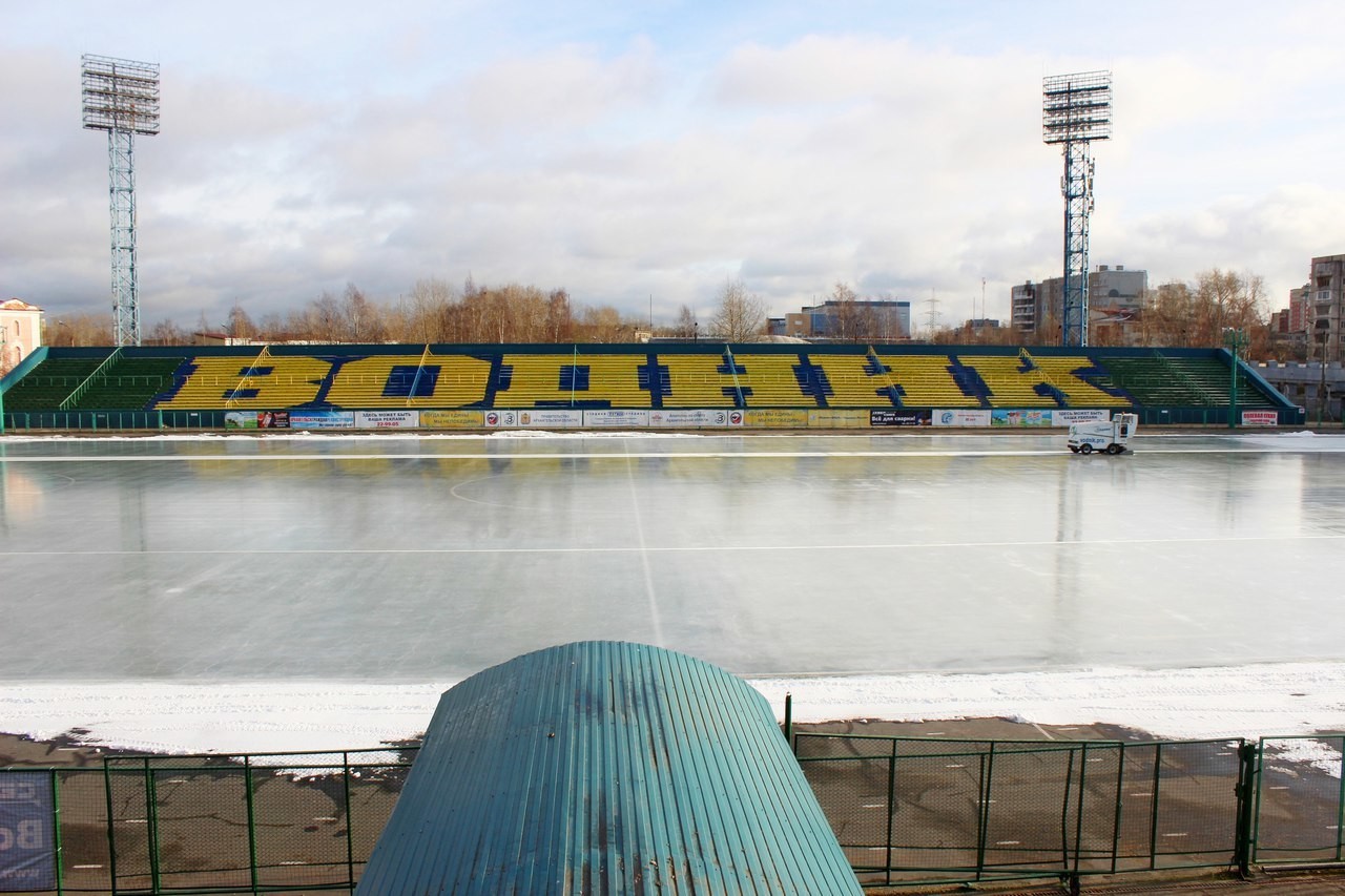 Стадион труд архангельск карта