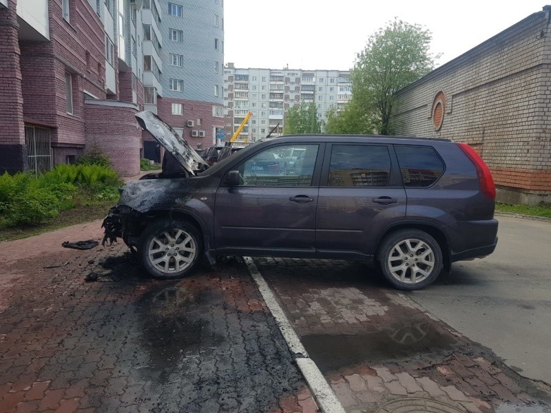 В Архангельской области за сутки горели три автомобиля