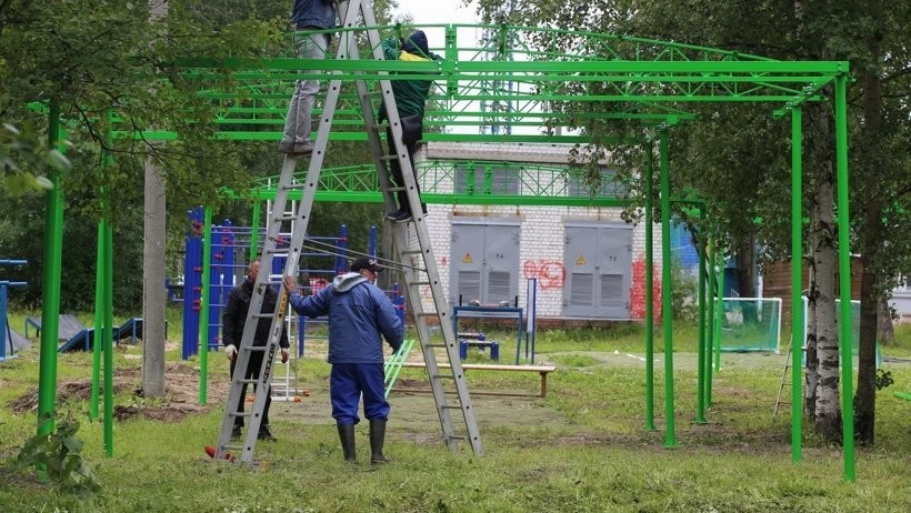 Тренажерный зал на открытом воздухе появится в Архангельске