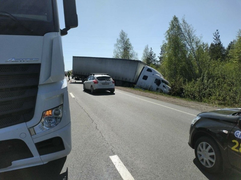 На Окружном шоссе в Архангельске произошло ДТП