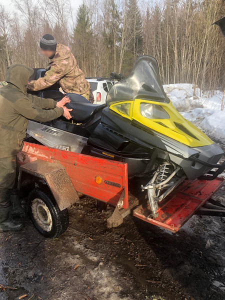 В Няндомском районе раскрыта кража снегохода