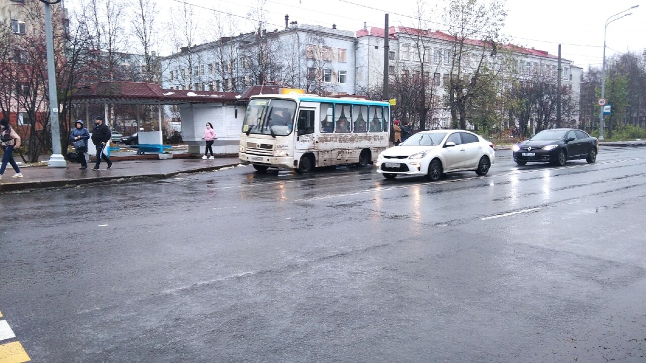 6 ноября в Архангельске горел автобус 43 маршрута