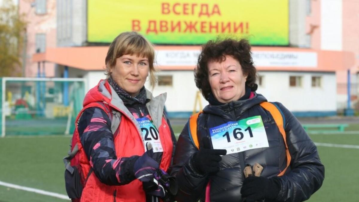 Северяне получили олимпийские дипломы на Всероссийском дне ходьбы