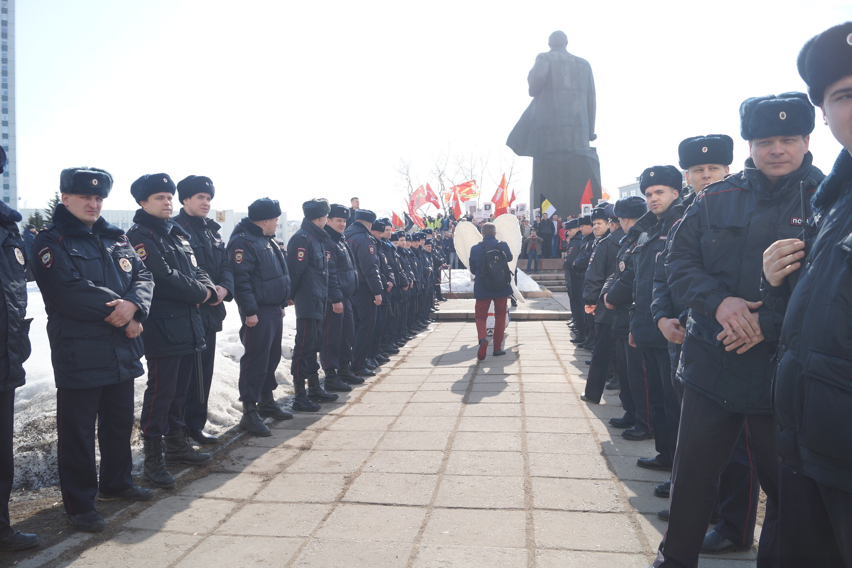В Архангельске технику выкатят на площадь Ленина в день протеста