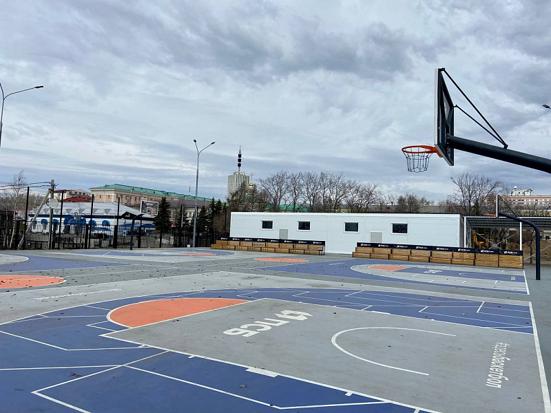 В Архангельске после зимы открывает сезон центр уличного баскетбола