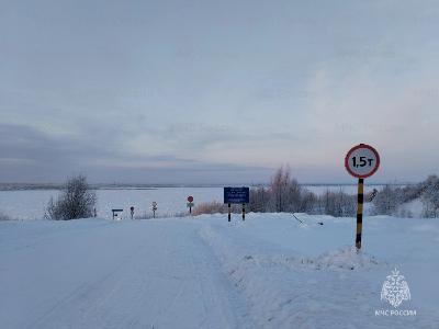 В Архангельской области продолжает действовать 106 ледовых переправ