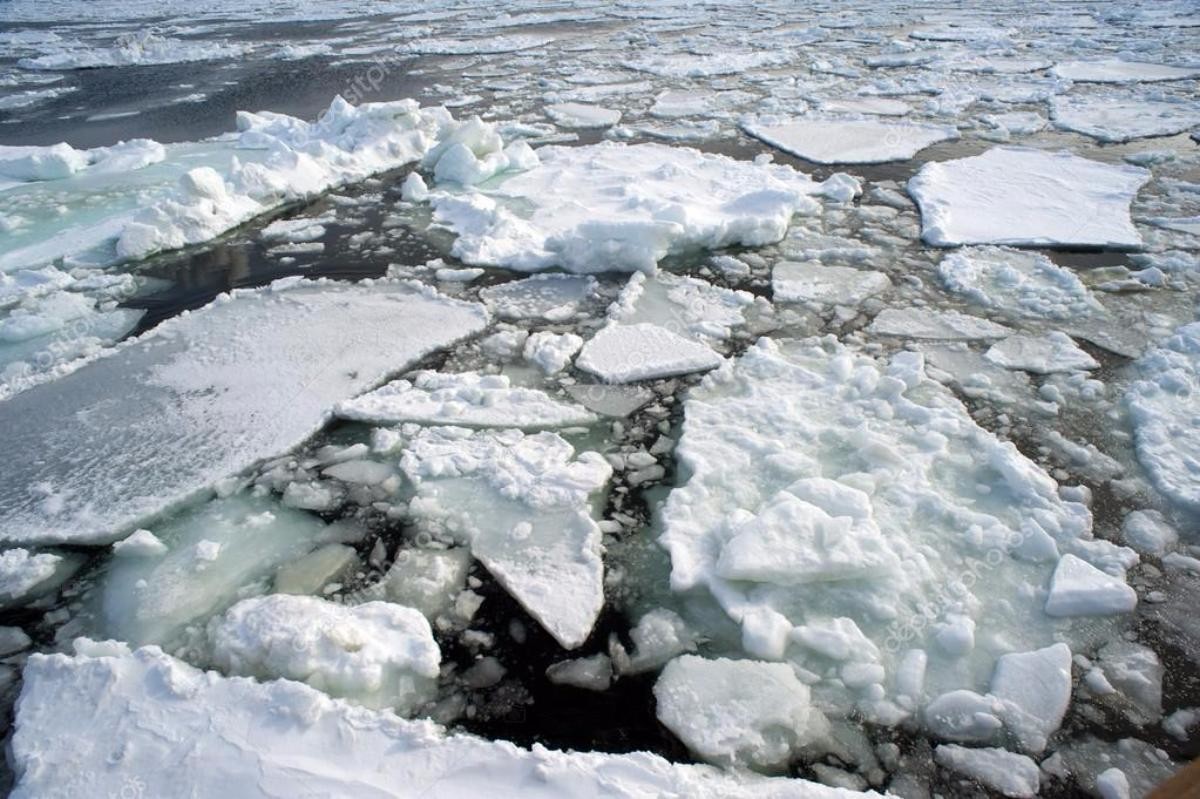 На Северной Двине средняя толщина льда составляет 35-40 см