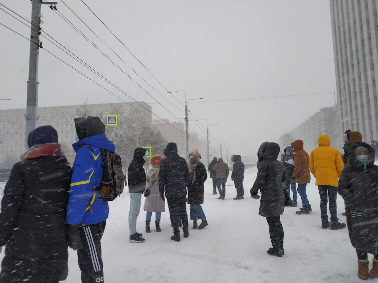 На 20-летнего жителя Северодвинска завели дело о массовых беспорядках из-за прошлогоднего митинга
