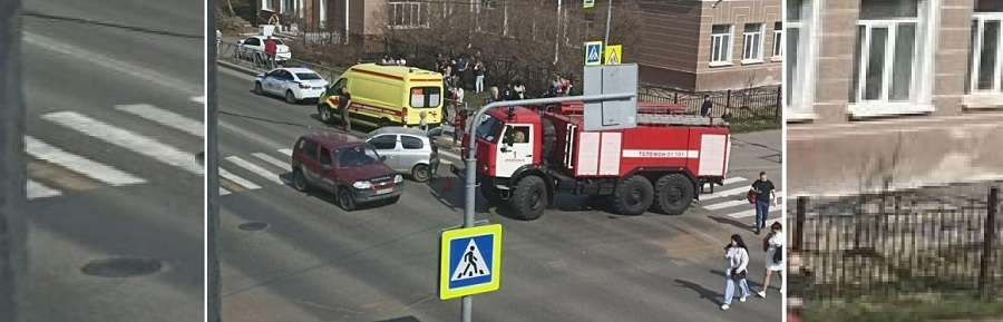 В Архангельске в результате столкновения двух машин пострадали три пешехода