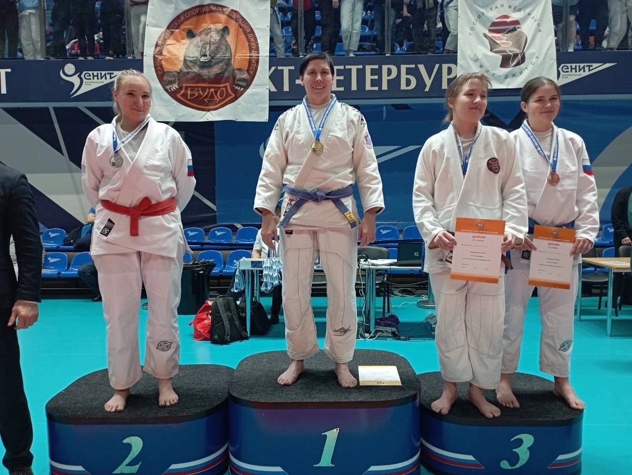 Архангелогородка в 12-й раз выиграла чемпионат России по джиу-джитсу