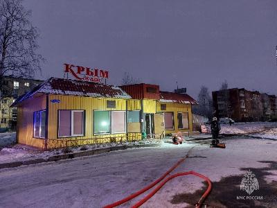 В Архангельске горело «крымское» кафе 