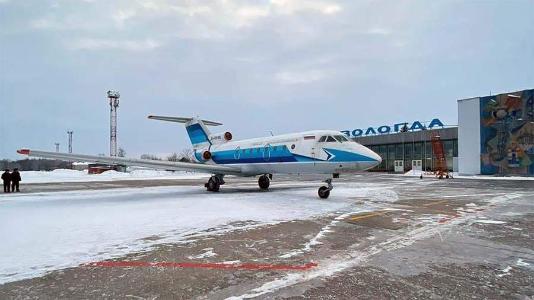 Трещина в стекле внесла коррективы в авиарейс из Санкт-Петербурга в Котлас