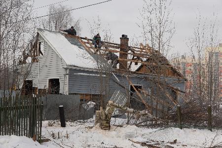 Администрация Архангельска начала продление Московского проспекта со сноса деревянных домов