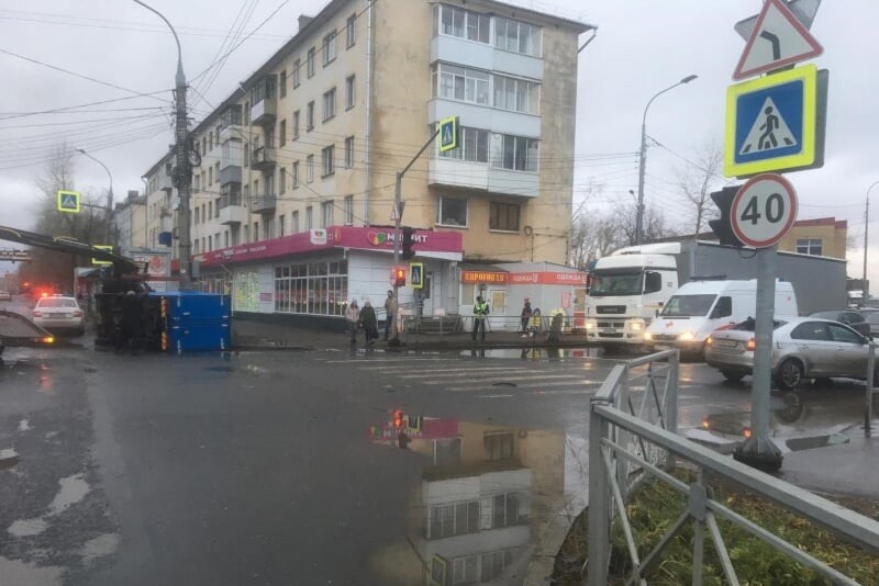 В ДТП в центре Архангельска пострадал человек