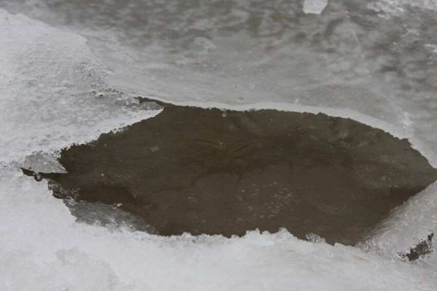 В Северодвинске снова человек ушёл под лёд