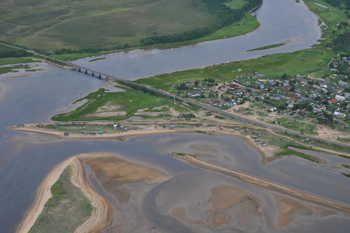 Какая двина впадает в белое море