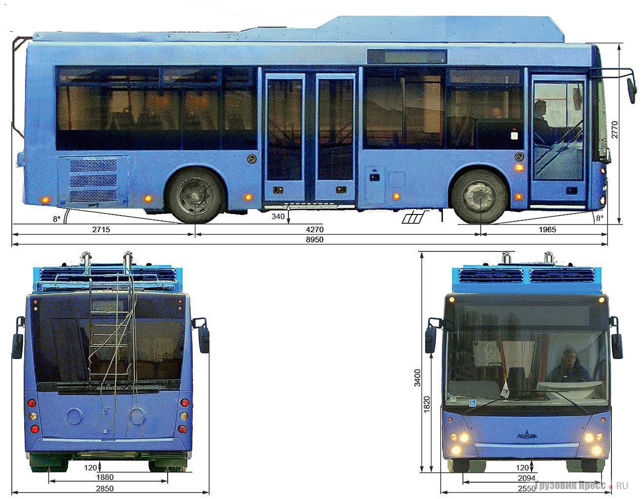 Троллейбус характеристики. МАЗ 206/203. Троллейбус МАЗ 206т. МАЗ 206 габариты.