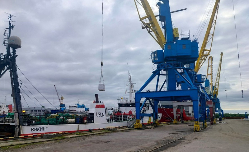 «Викинг» доставил в Архангельск 160 тонн рыбной продукции 